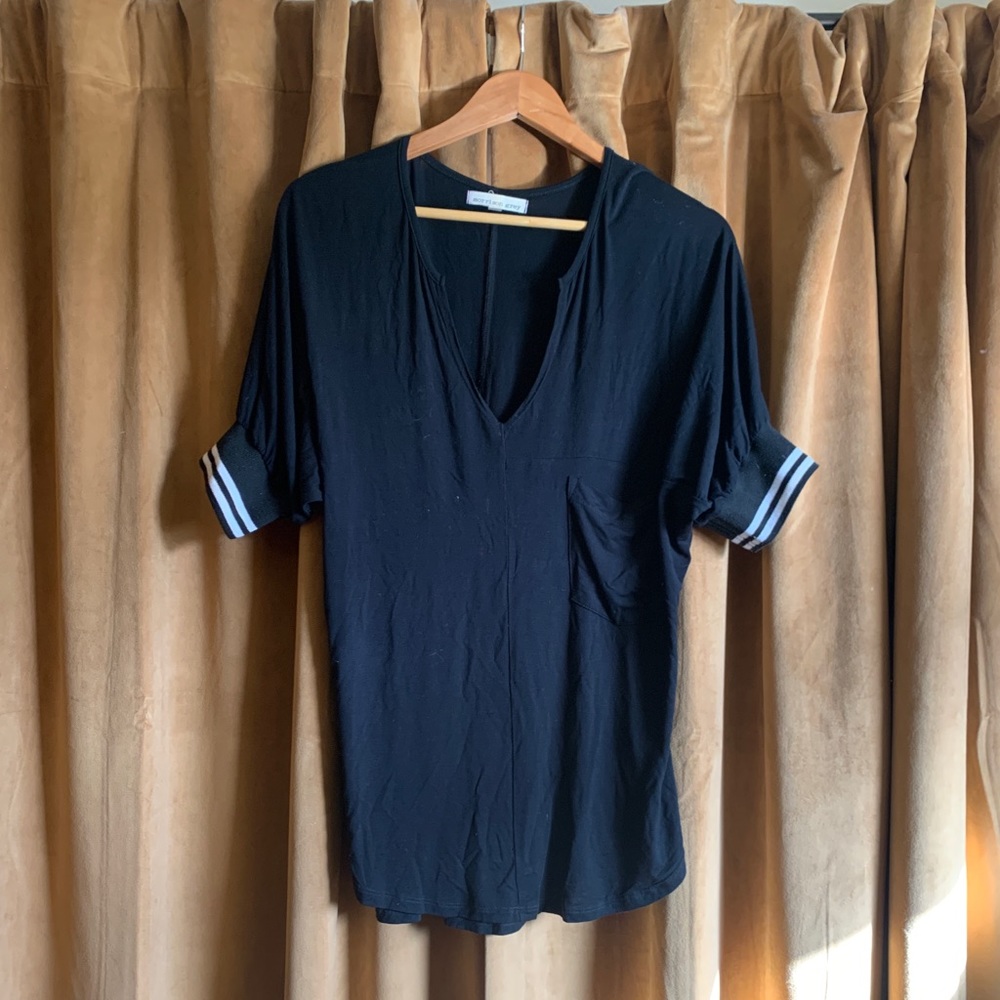Black Jersey tee